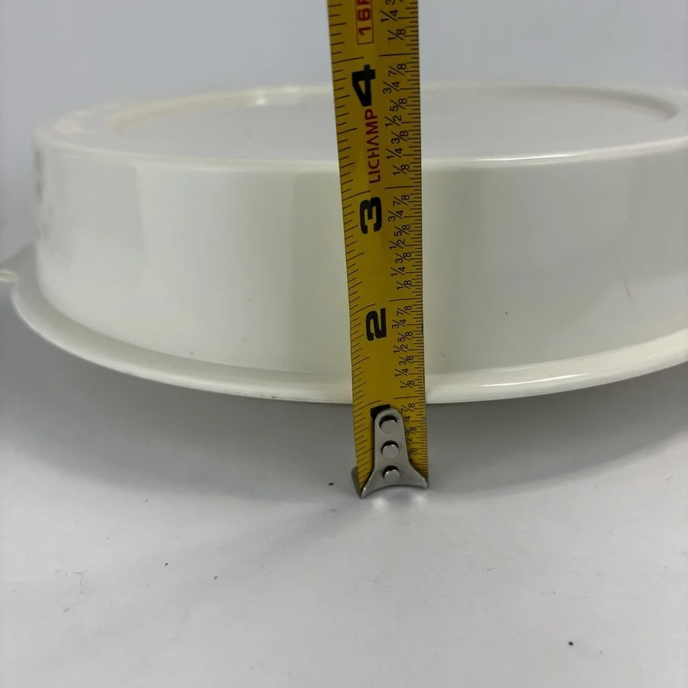 Vintage Pyrex Plastic Pie Keeper Clam Shell Fits CorningWare Or Pyrex Plate 209
